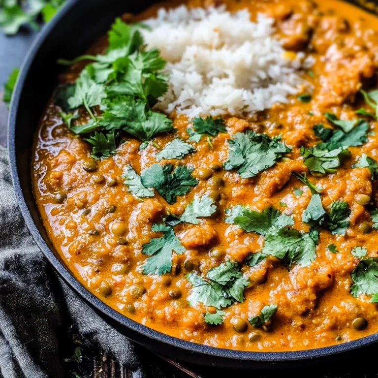 Spicy Red Lentil Curry