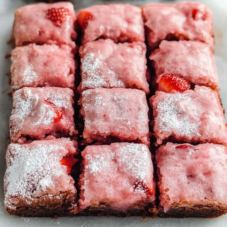 Strawberry Brownies