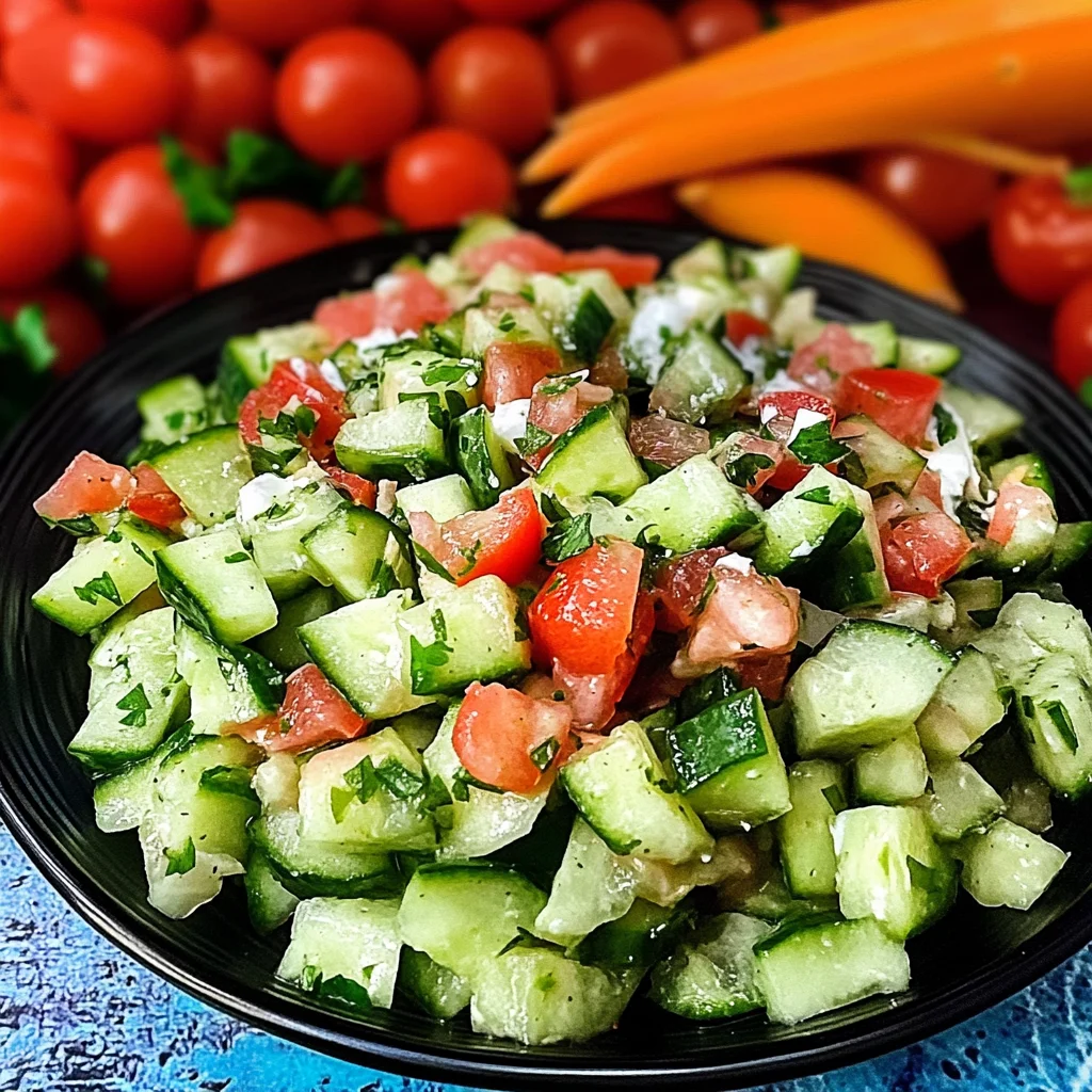 crisp cucumber salsa