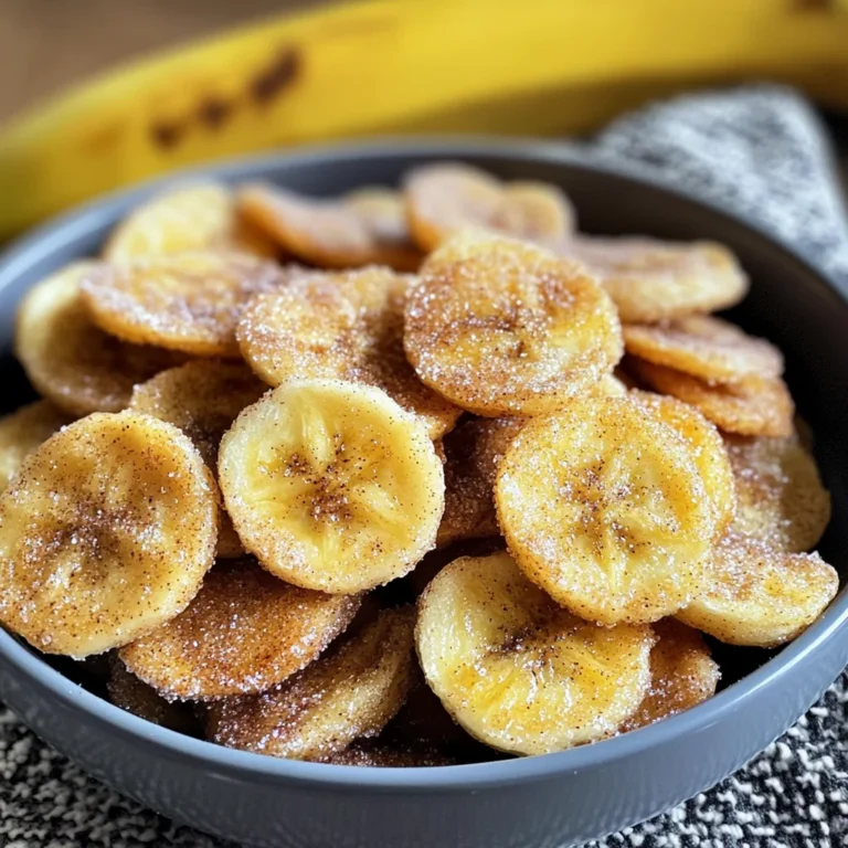Air Fryer Cinnamon Banana Chips