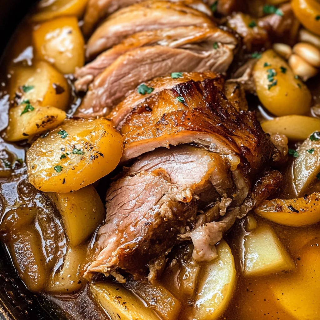 Apple Cider Braised Pork Shoulder