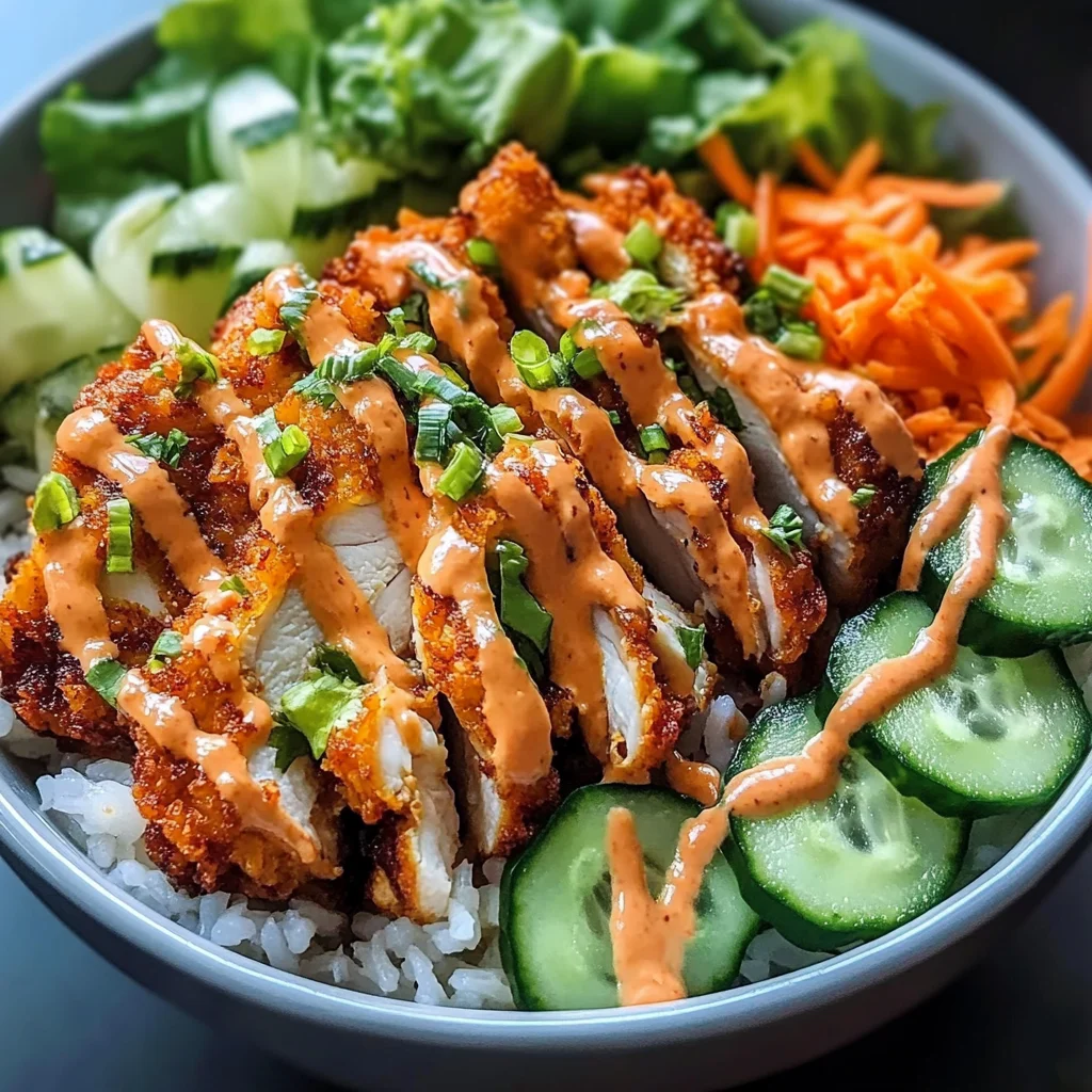 Bang Bang Chicken Rice Bowl