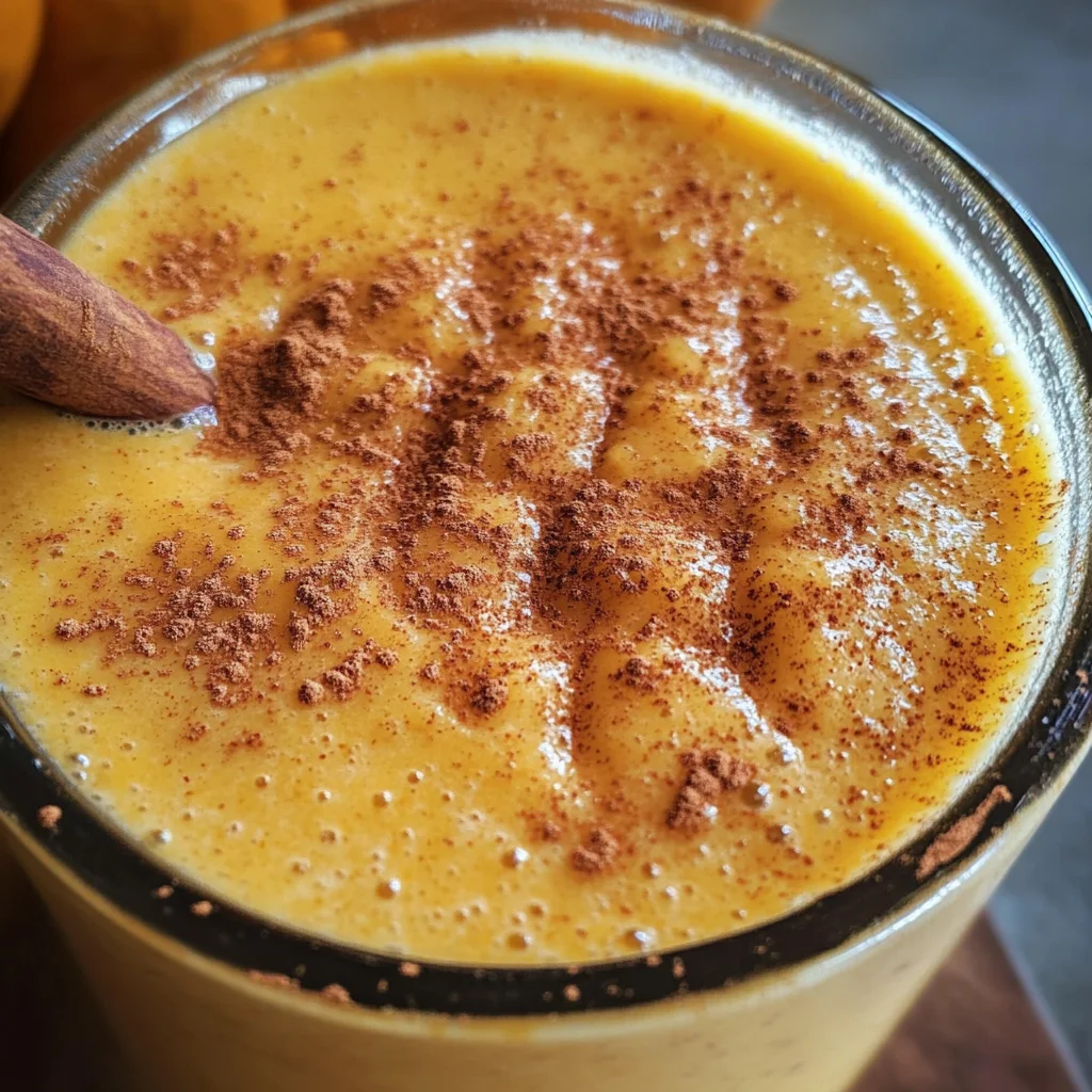 Breakfast Pumpkin Pie Smoothie