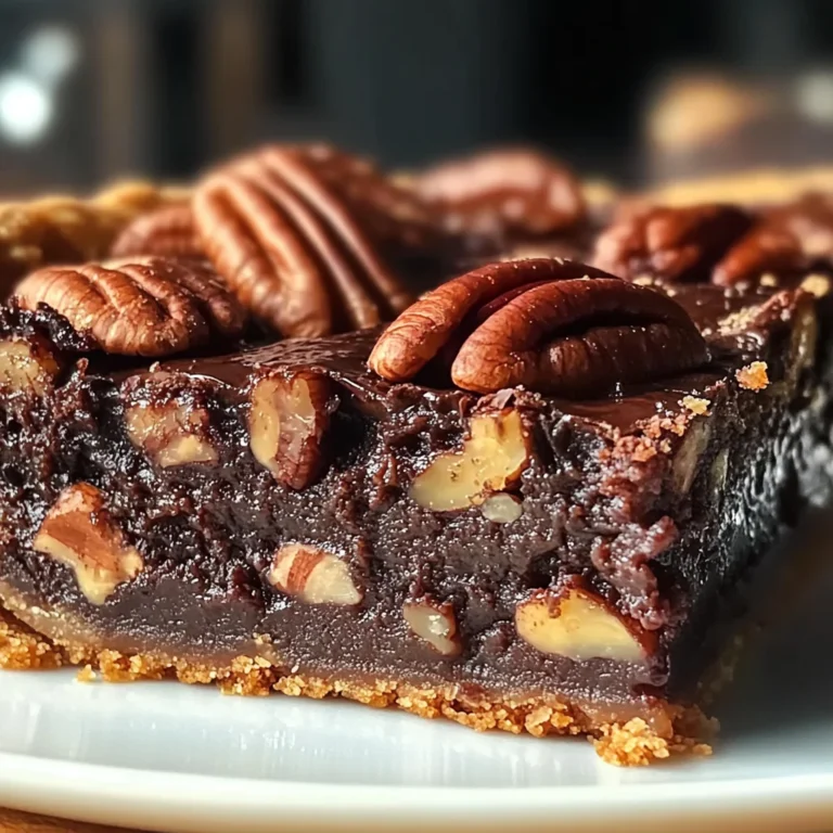 Brownie Pecan Pie
