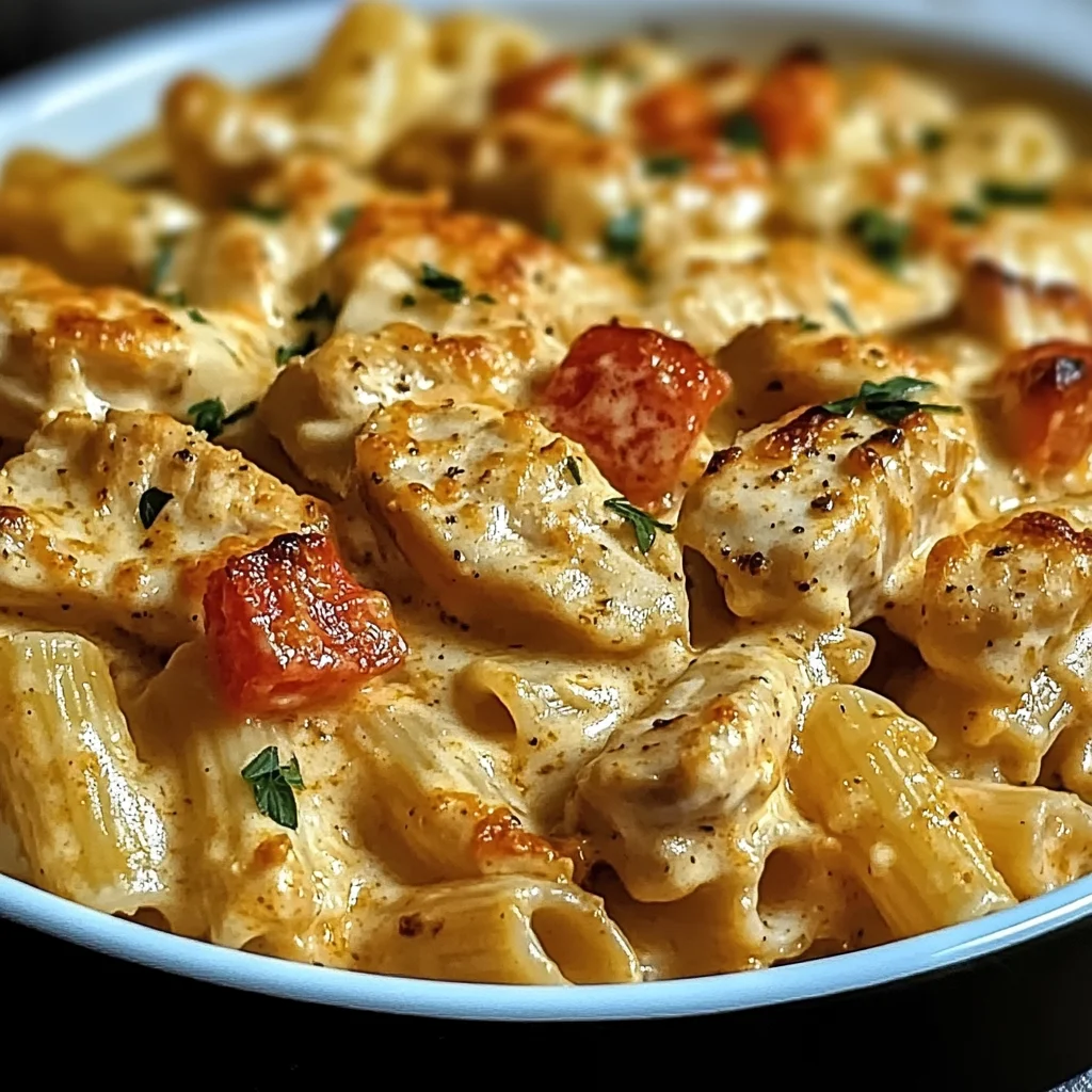 Cajun Cream Cheese Chicken Pasta Bake Recipe
