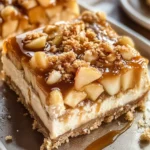 Caramel Apple Cheesecake Bars