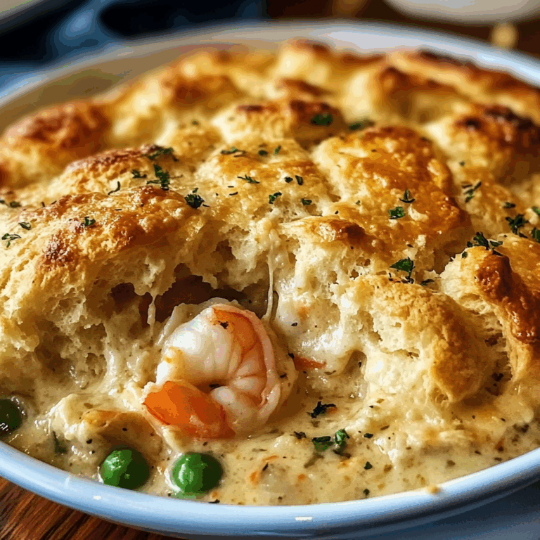 Cheddar Bay Biscuit Seafood Pot Pie: An Incredible Ultimate Comforting Classic