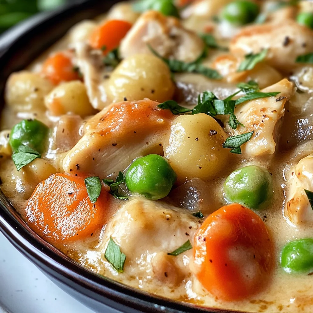 Creamy Chicken and Gnocchi Pot Pie Recipe