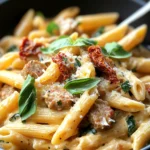 Creamy Tuscan Sausage Pasta