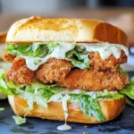 Crispy Chicken Caesar Sandwich