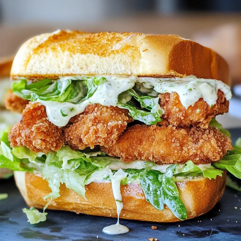 Crispy Chicken Caesar Sandwich