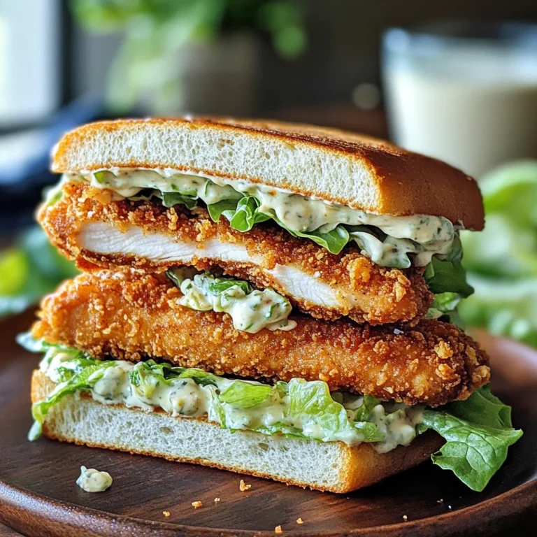Crispy Chicken Caesar Sandwich: A Delicious Twist on a Classic Favorite