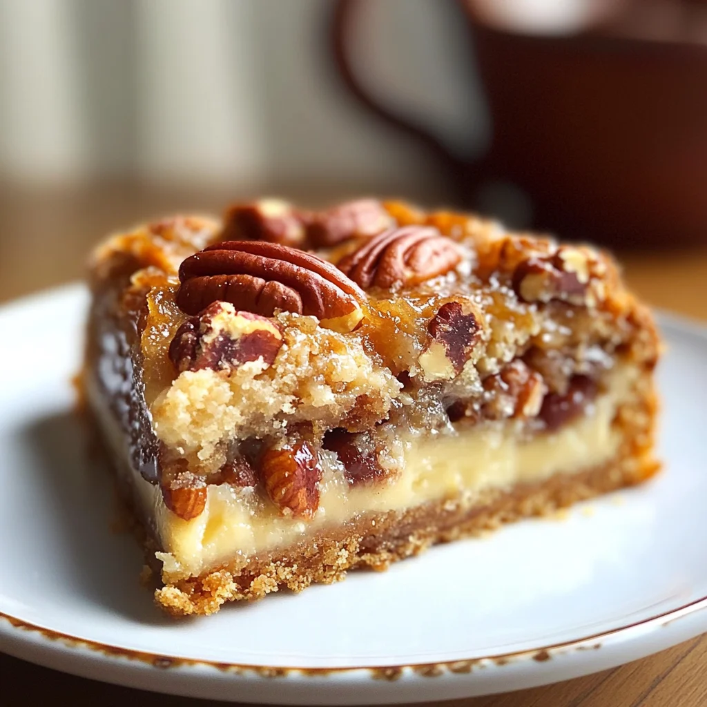 Delicious Gooey Butter Pecan Cake