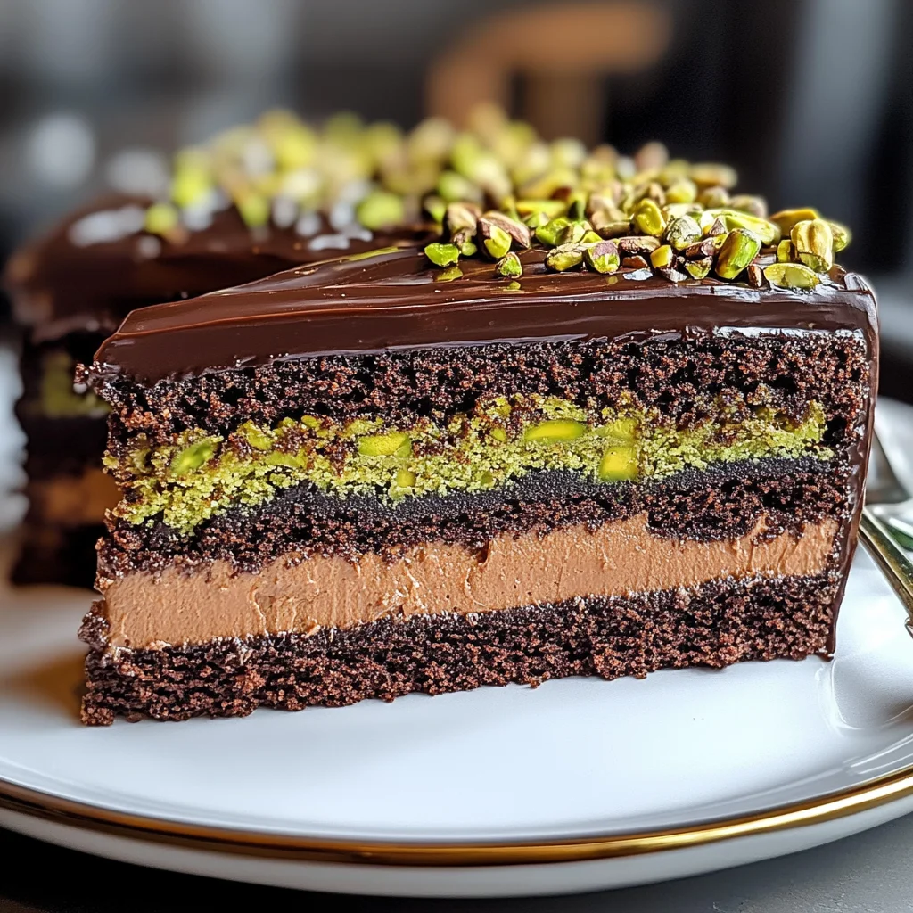 Dubai Chocolate Cake