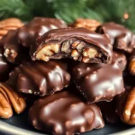 Easy Christmas Pecan Turtles