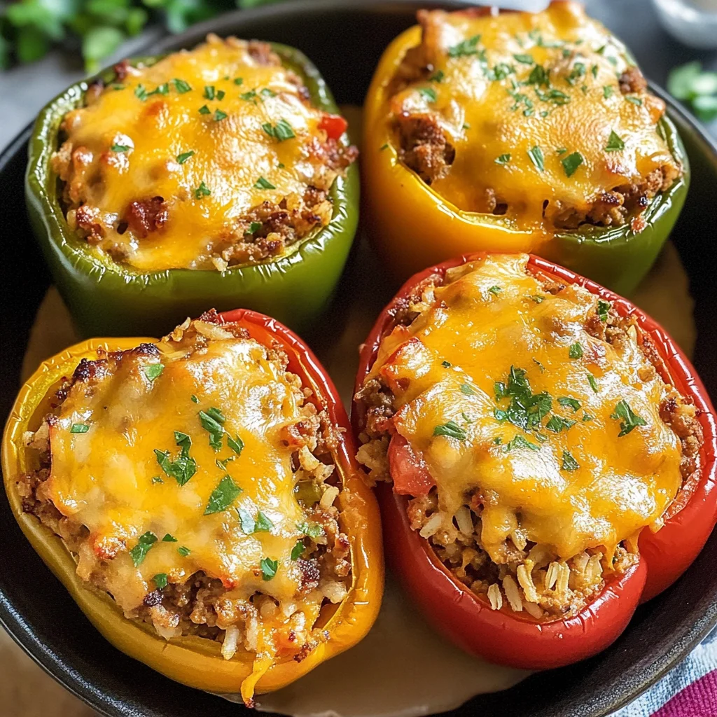 Easy Stuffed Bell Peppers Recipe