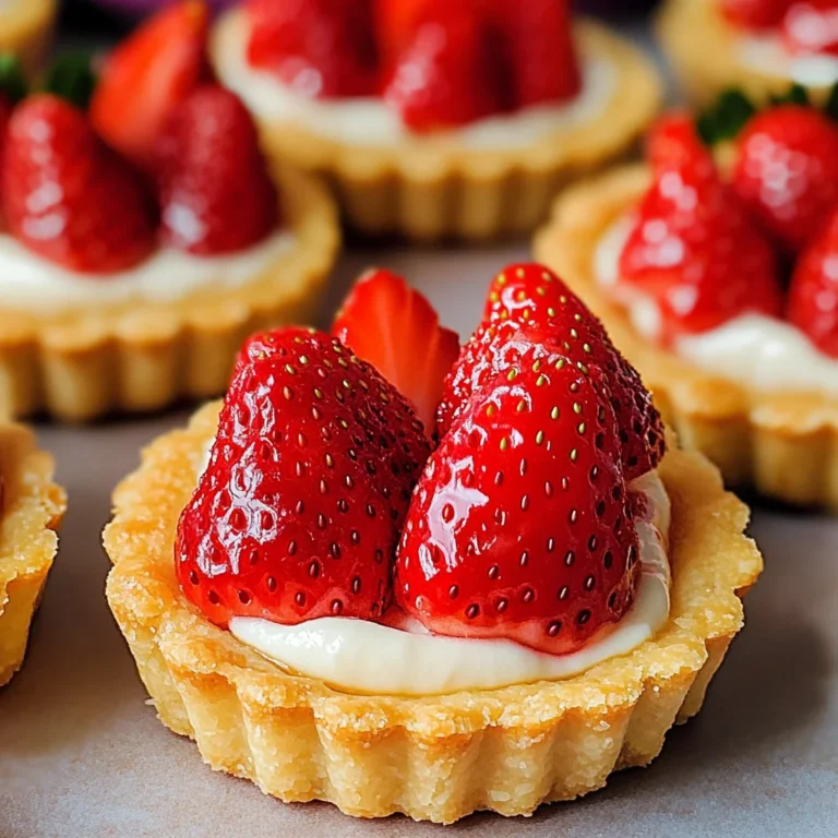 Fresh and Delicious Strawberry Tartlets Recipe