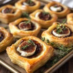 Goat Cheese and Fig Puff Pastry Tarts