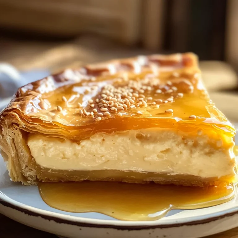 Golden Greek Honey Pie (Melopita)