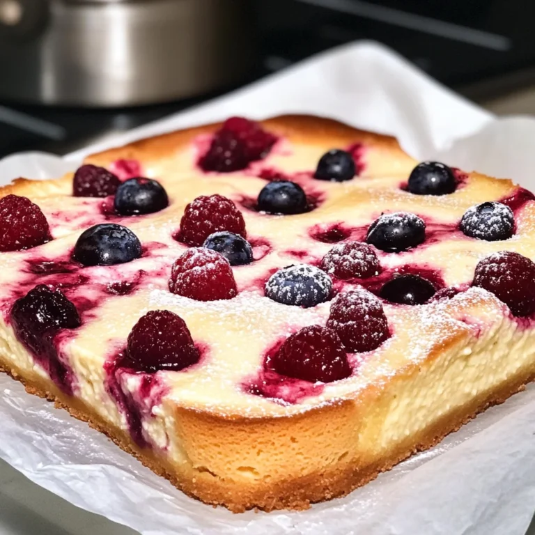 Healthy Berry Cottage Cheese Clafoutis
