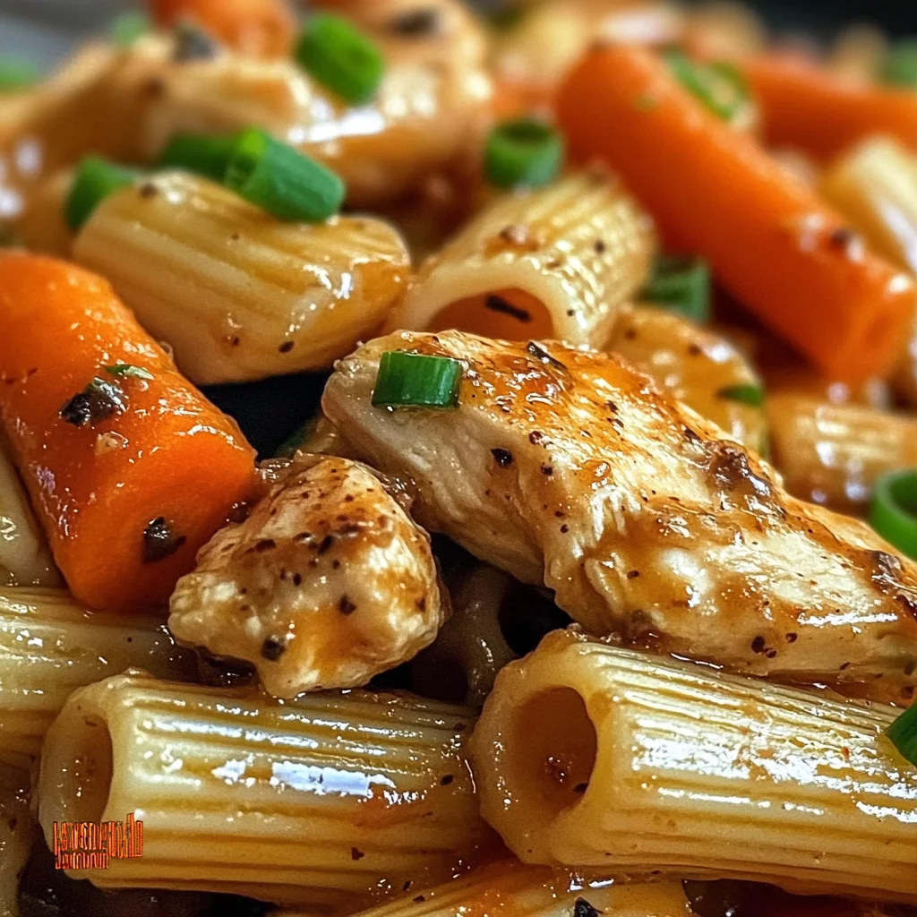 Honey Pepper Chicken Panini Pasta
