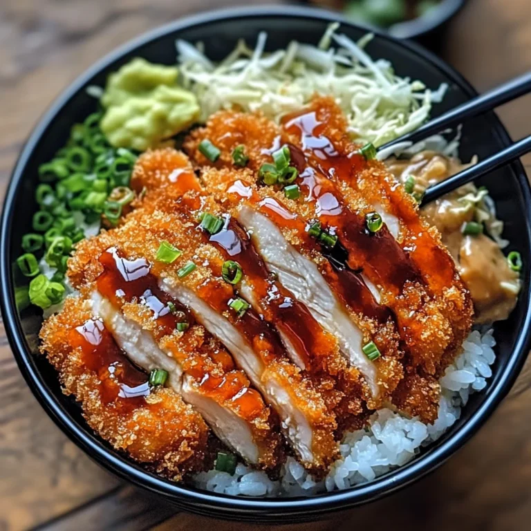 Japanese Katsu Bowls with Tonkatsu Sauce