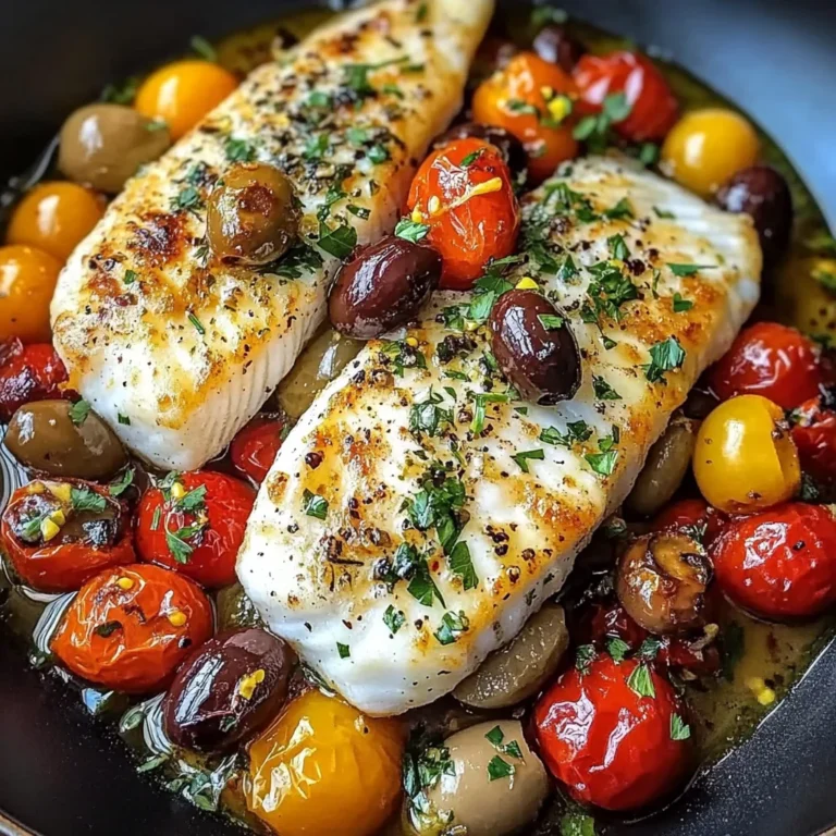 Mediterranean Baked Fish