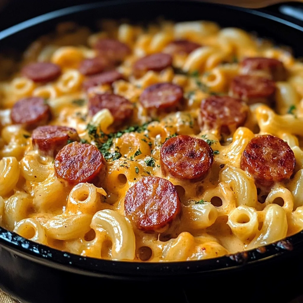 One-Pot Kielbasa Mac and Cheese