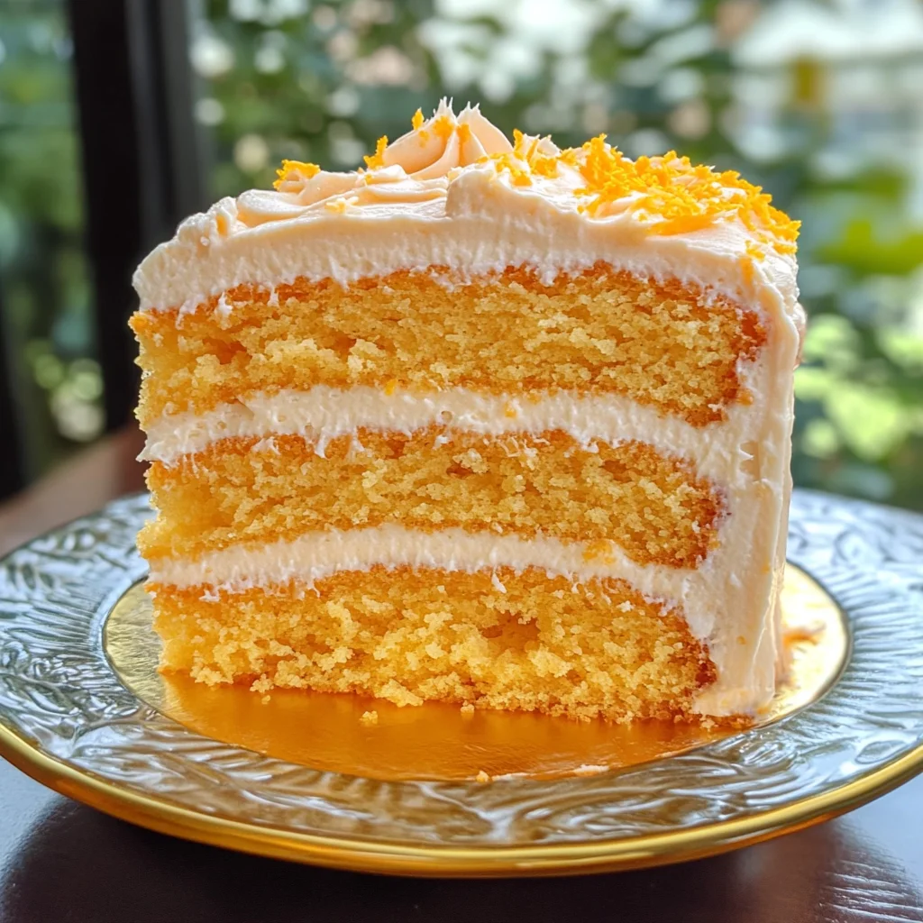 Orange Velvet Cake