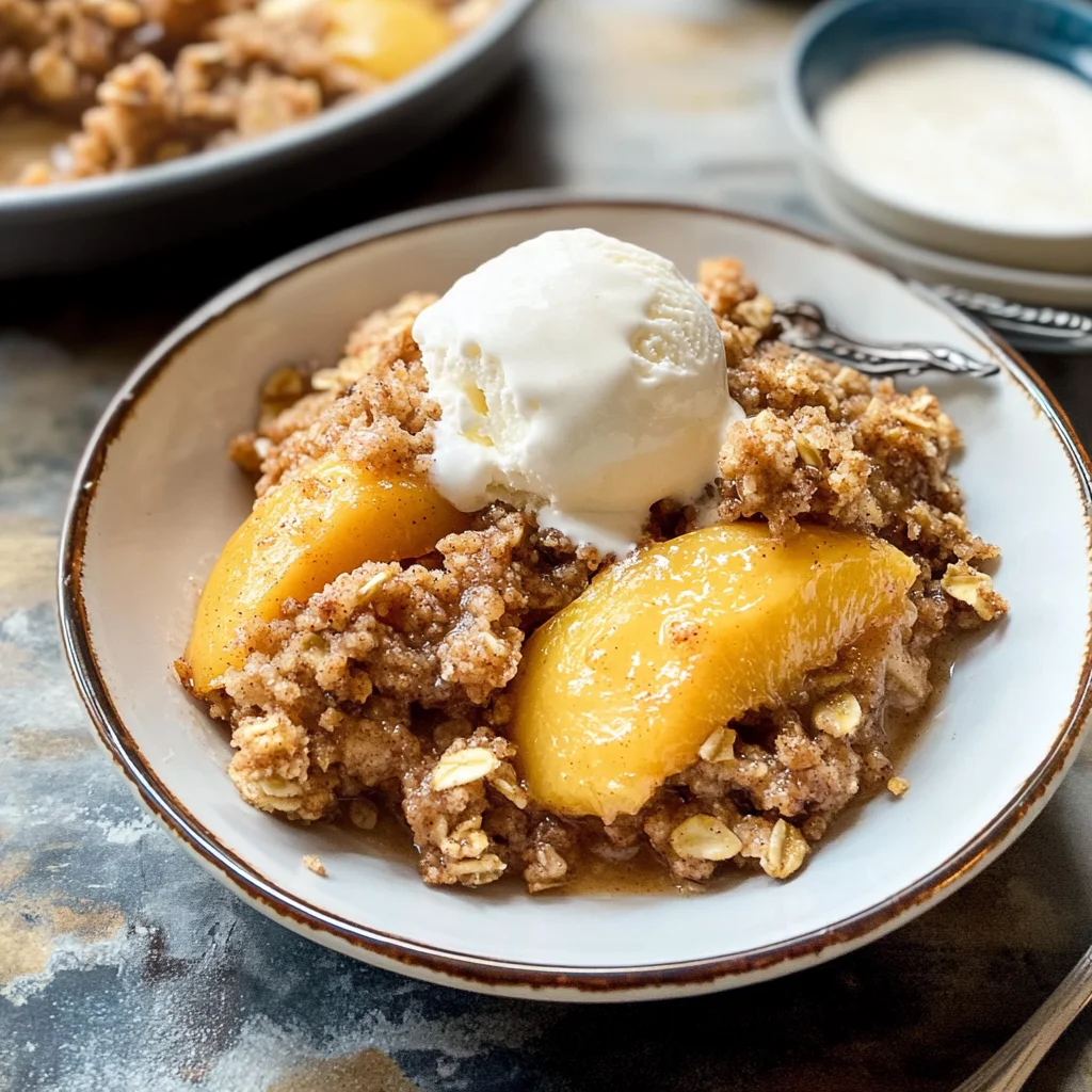 Peach Crisp