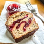 Peanut Butter & Jelly Banana Bread Recipe