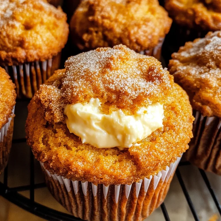 Pumpkin Cream Cheese Muffins