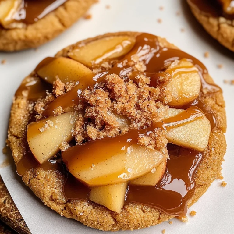 Salted Caramel Apple Pie Cookies