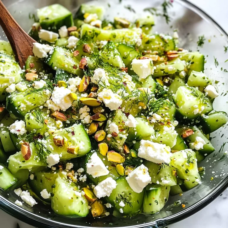 Smashed Cucumber Salad - With Feta and Dill