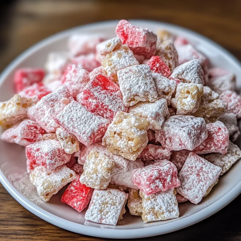 Strawberry Shortcake Puppy Chow