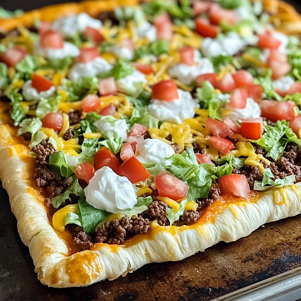 Taco Pizza Appetizer: A Delightful Fusion of Flavors