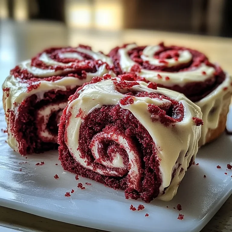 ed Velvet Cinnamon Rolls: A Decadent Twist on a Classic