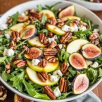 Apple Arugula Salad With Maple Pecans