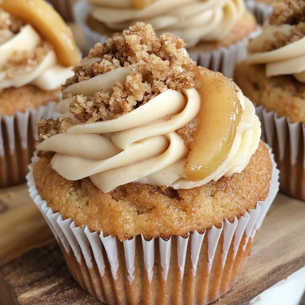Apple Crumble Cupcakes