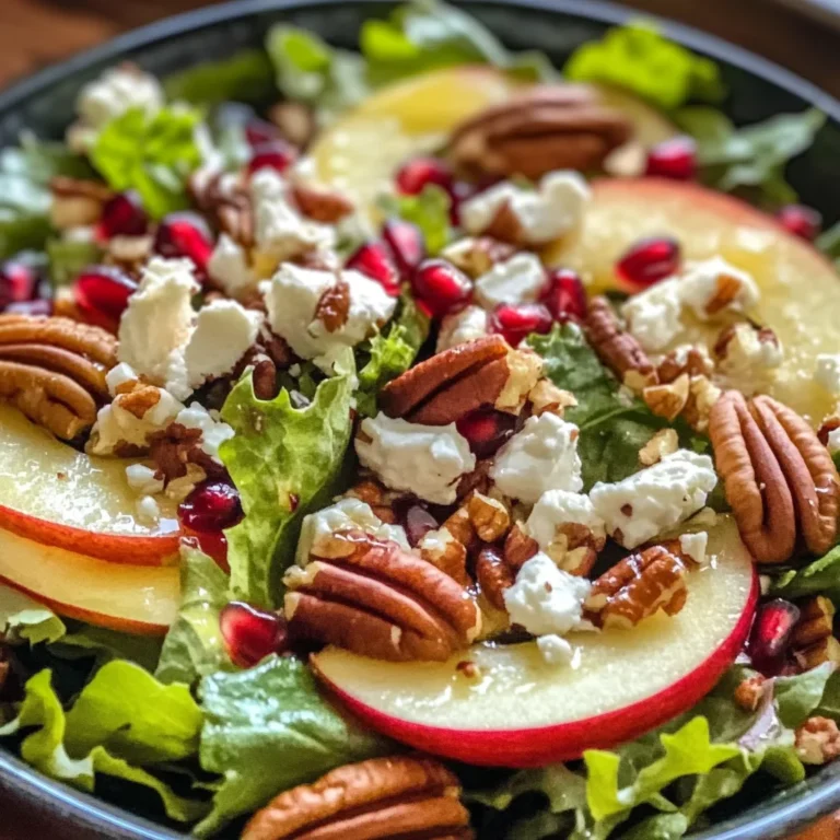 Autumn Harvest Honeycrisp Apple and Feta Salad