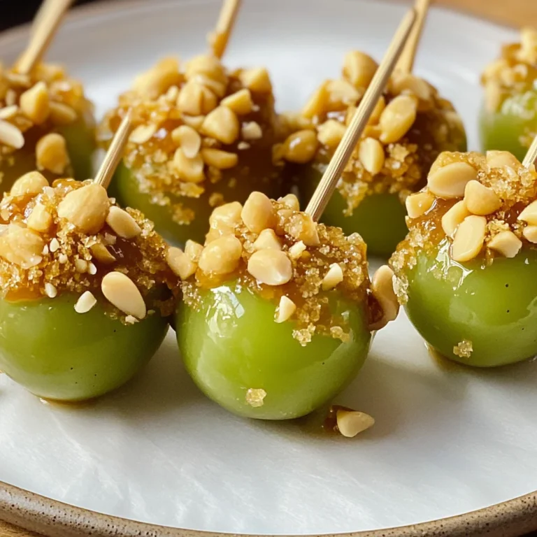 Caramel Apple Grapes