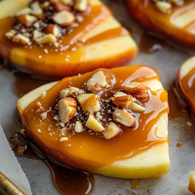 Caramel Apple Slices