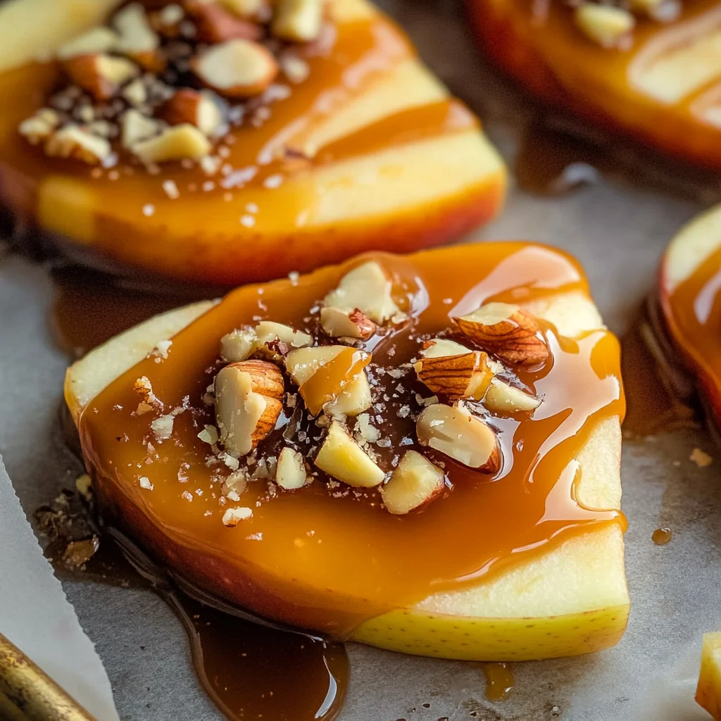 Caramel Apple Slices
