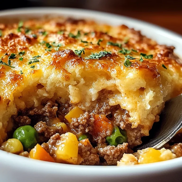 Cheddar Bay Ground Beef Cobbler