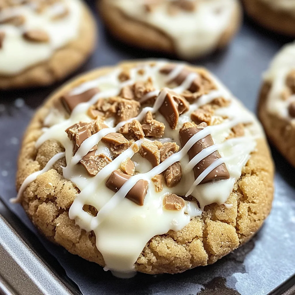 Cheesecake-Stuffed Cookies with White Chocolate and Reese’s