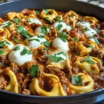 Cheesy Beef Enchilada Tortellini
