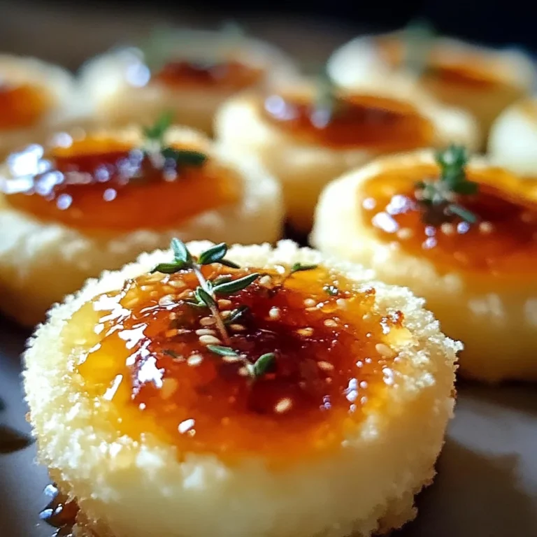 Cheesy Thumbprint Appetizers with Hot Pepper Jelly