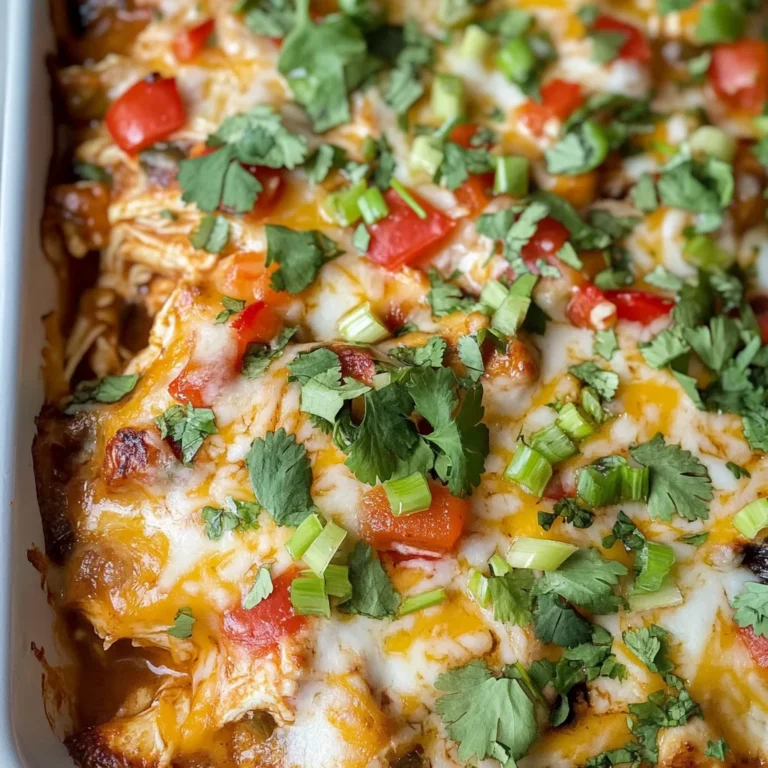 Chicken Burrito Casserole