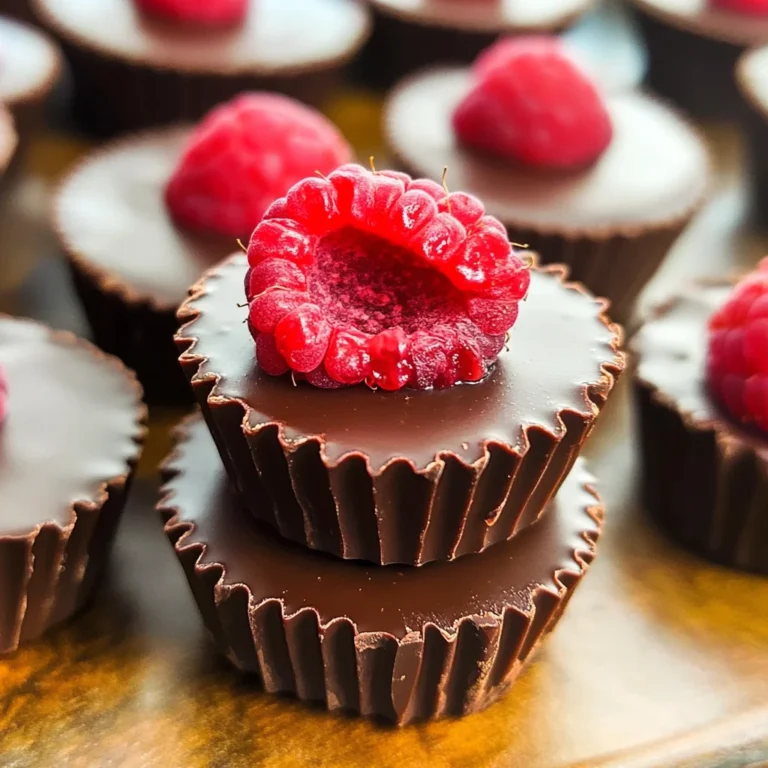 Chocolate Raspberry Cups