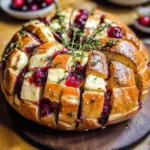 Cranberry Brie Pull-Apart Bread